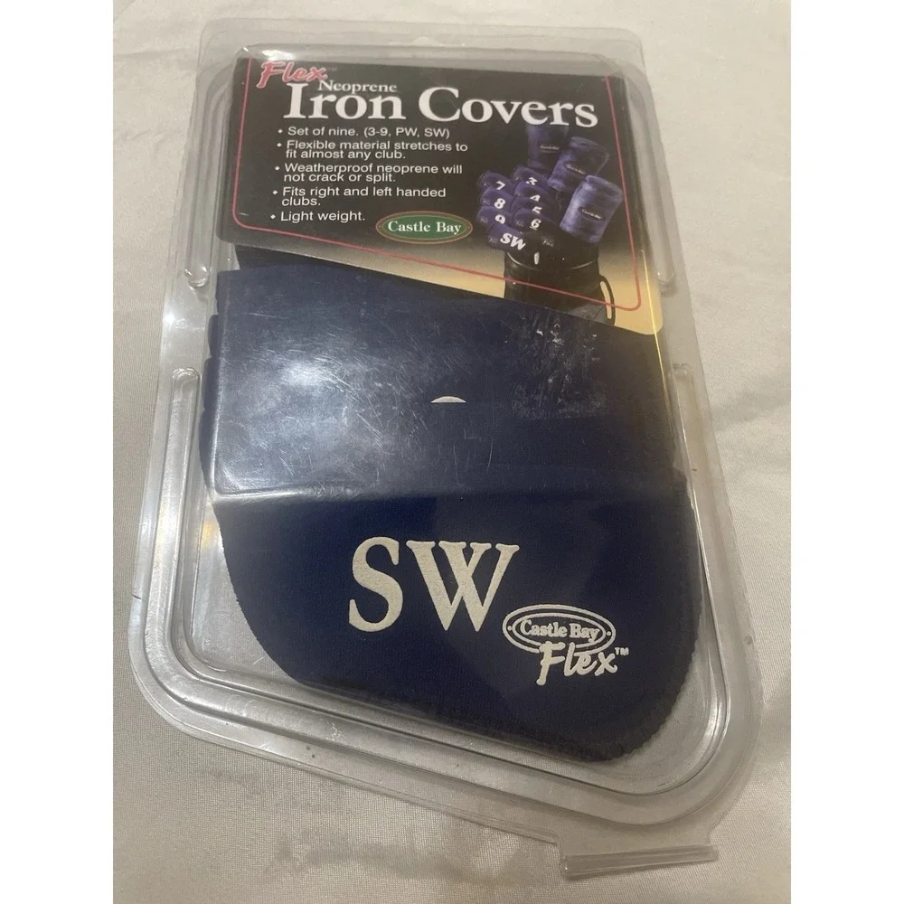 Castle Bay Iron Flex Neoprene Iron Covers Blue New In Package